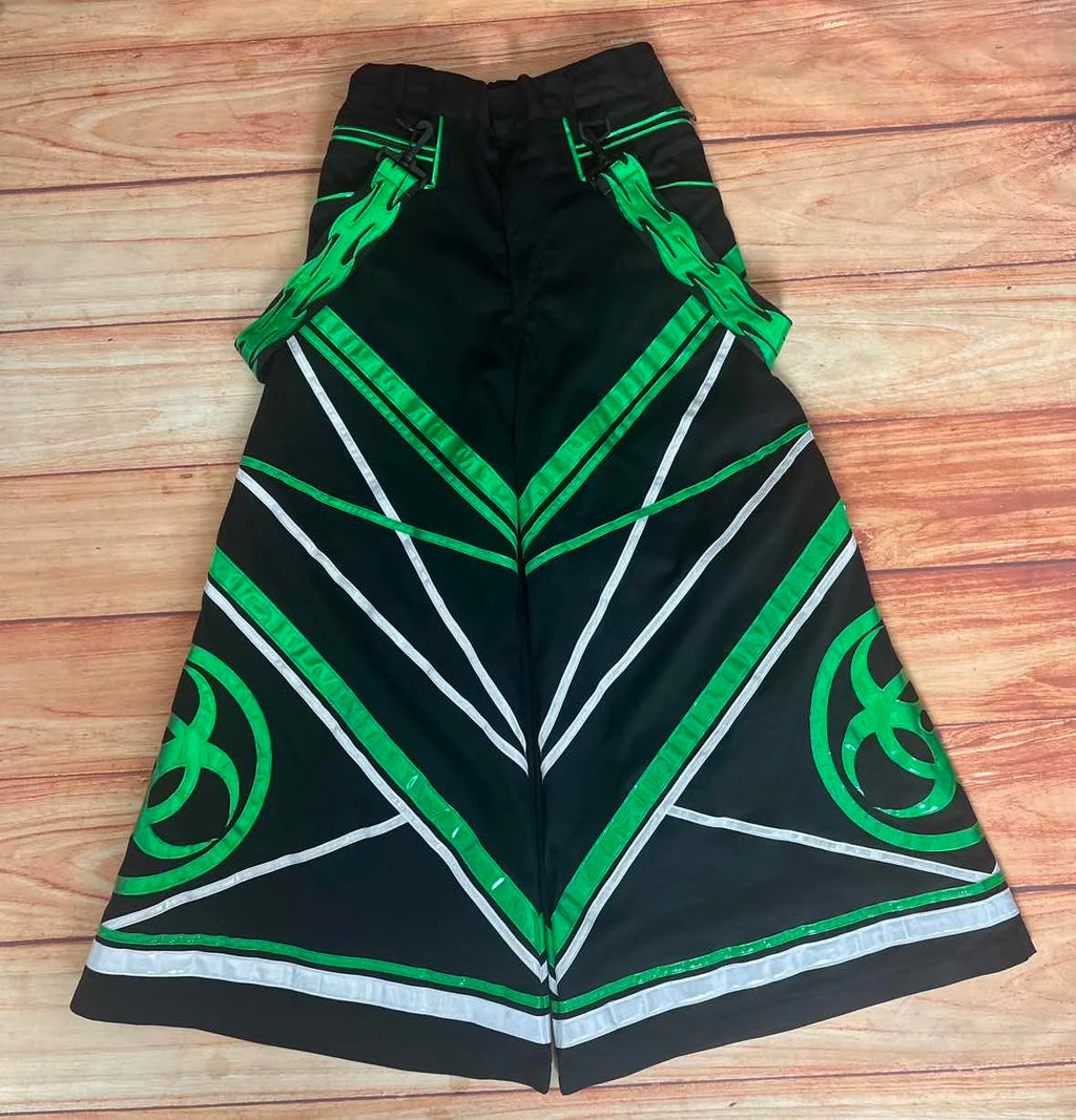 PHATTPANT Phat Pants Rave Gear Reflective Dance Melbourne Shuffle Biohazard C101