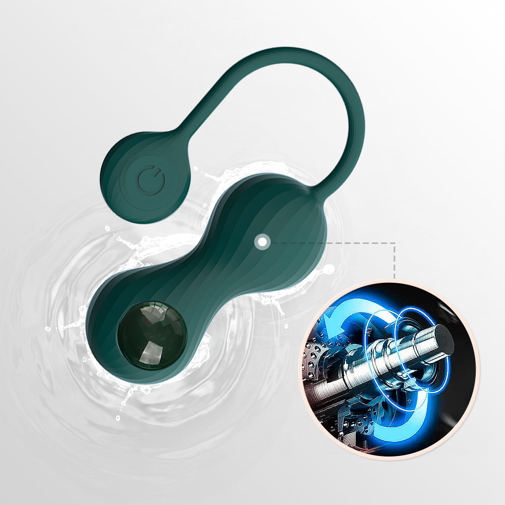 Crystal Duo Vibrating Kegel Ball Set