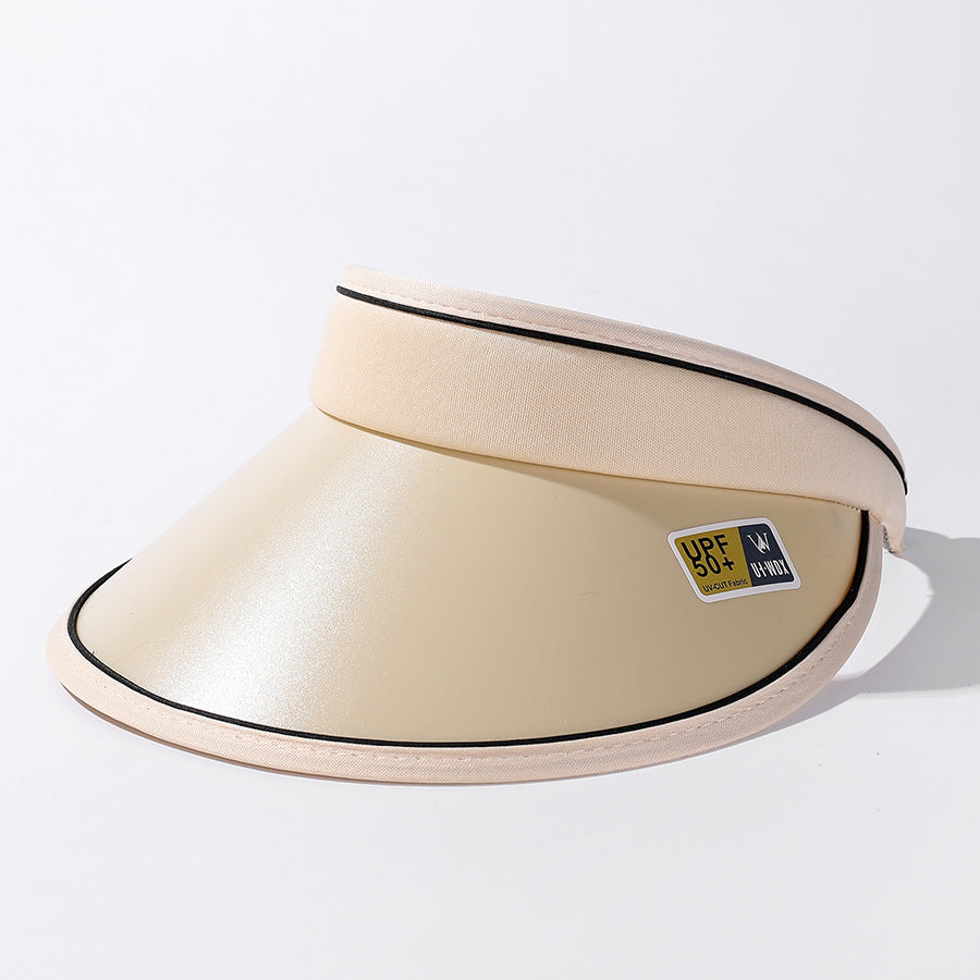 Sun Hat Women's Summer UV Sunscreen Hat Outdoor Riding Anti-Ultraviolet Sun Hat