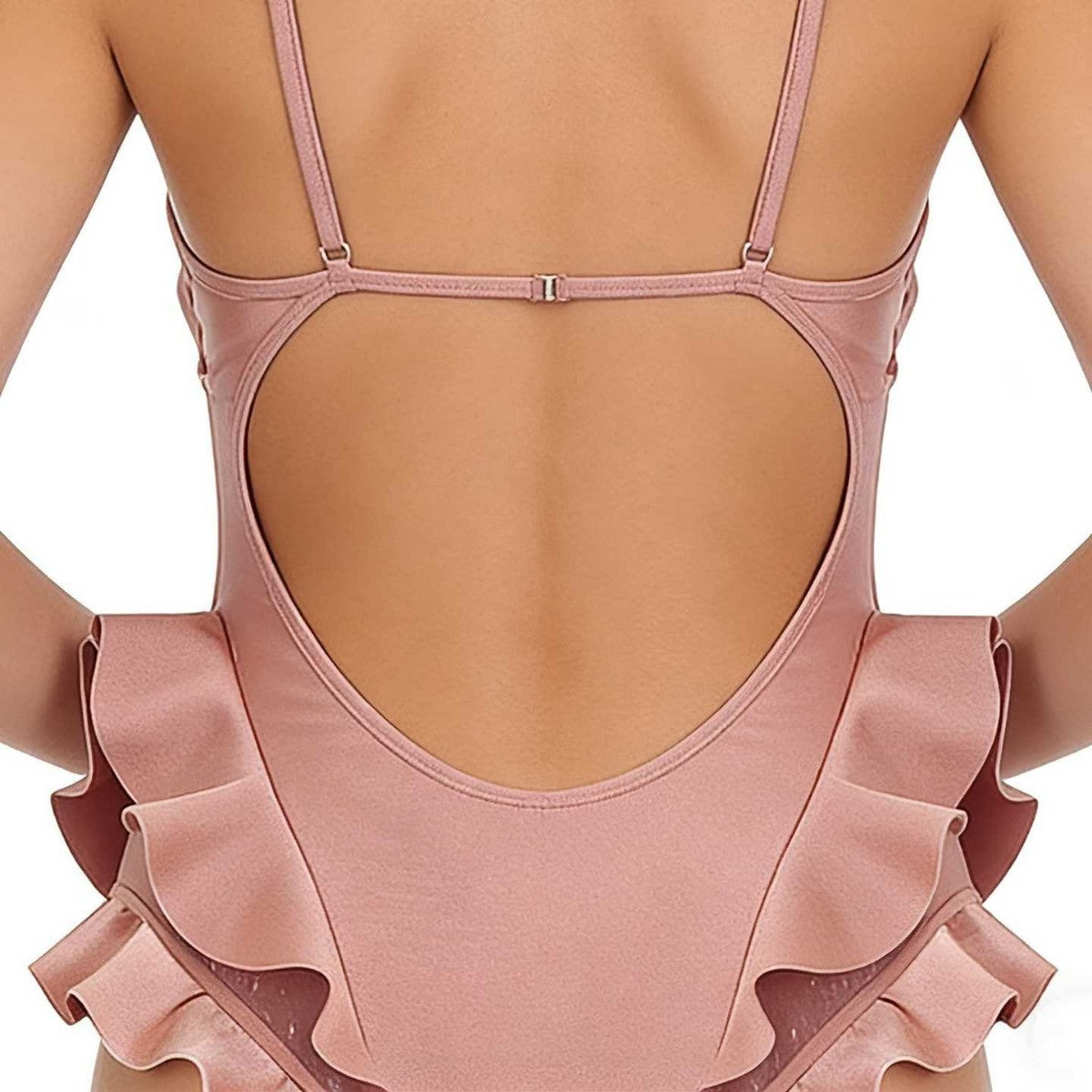 One-Piece Swimsuit for Women, Small Bust, Backless Sexy Bathing Suit