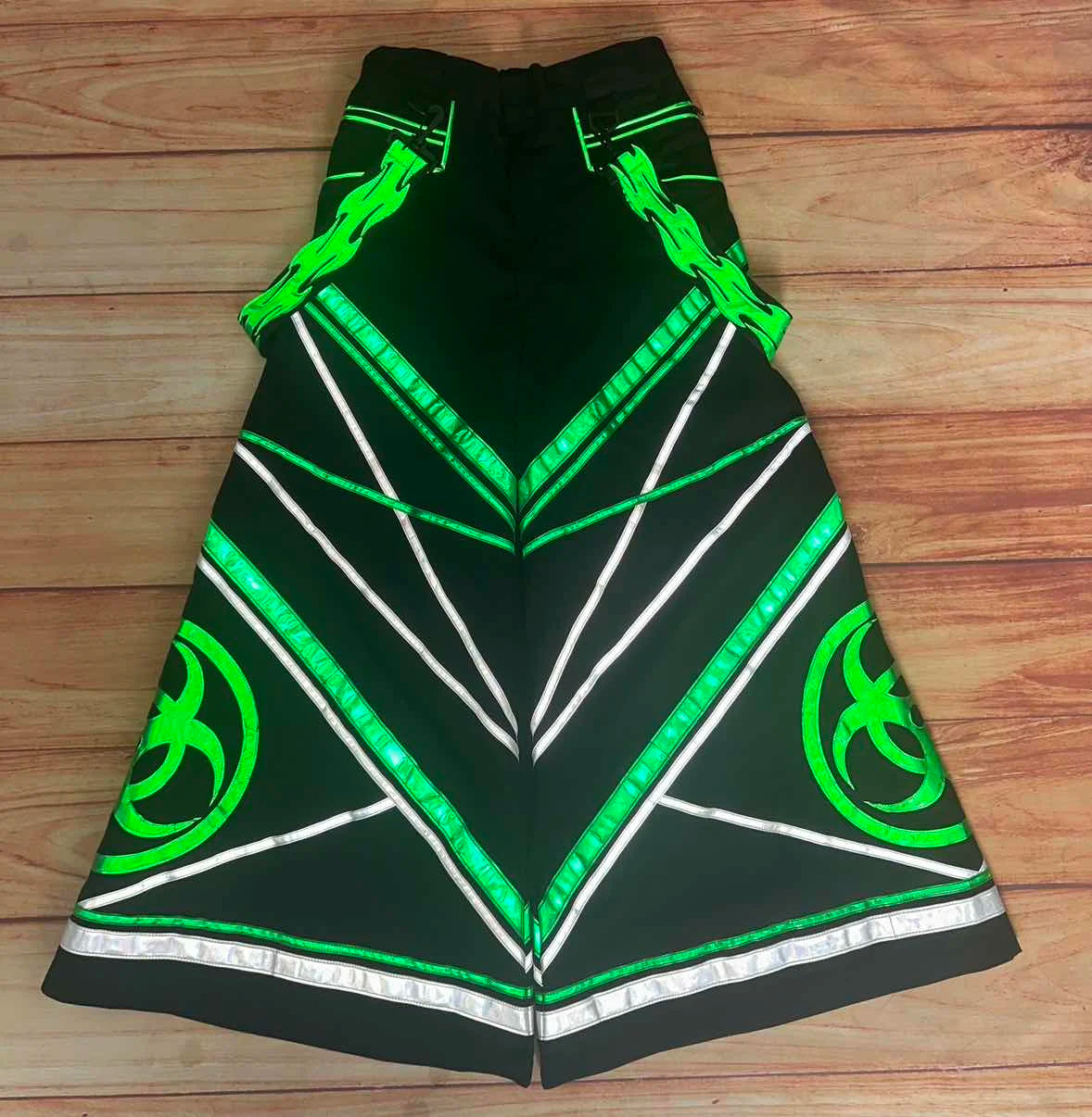 PHATTPANT Phat Pants Rave Gear Reflective Dance Melbourne Shuffle Biohazard C101