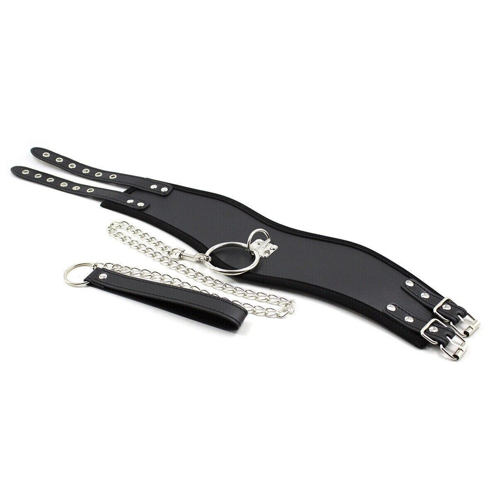 BDSM Bondage SM Kit Women Neck Collar Restraint Set Love Black Slave