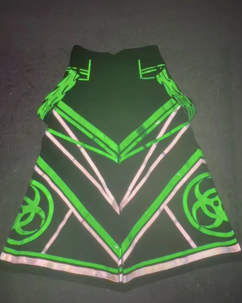 PHATTPANT Phat Pants Rave Gear Reflective Dance Melbourne Shuffle Biohazard C101