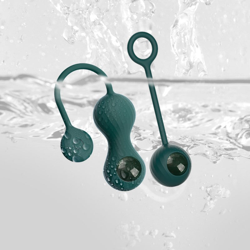 Crystal Duo Vibrating Kegel Ball Set