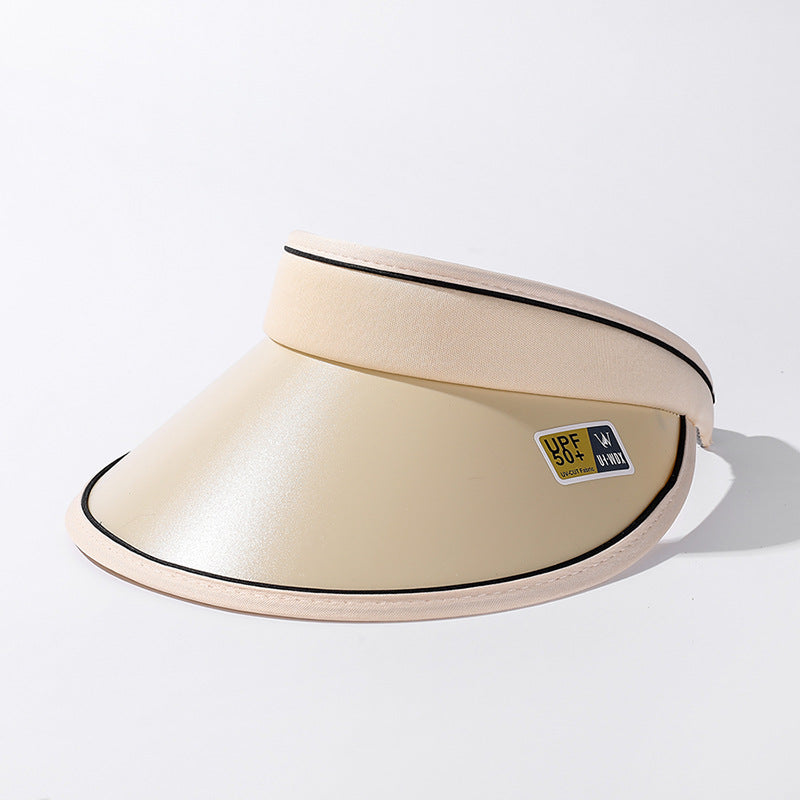 Sun Hat Women's Summer UV Sunscreen Hat Outdoor Riding Anti-Ultraviolet Sun Hat