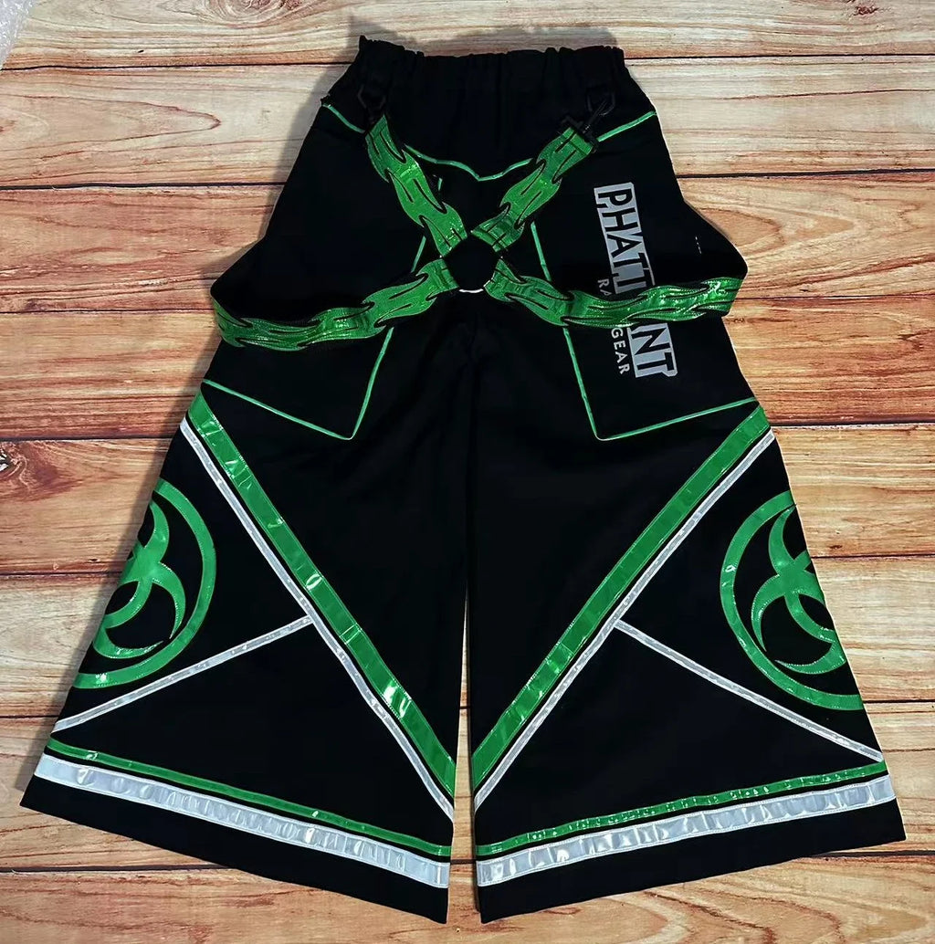 PHATTPANT Phat Pants Rave Gear Reflective Dance Melbourne Shuffle Biohazard C101