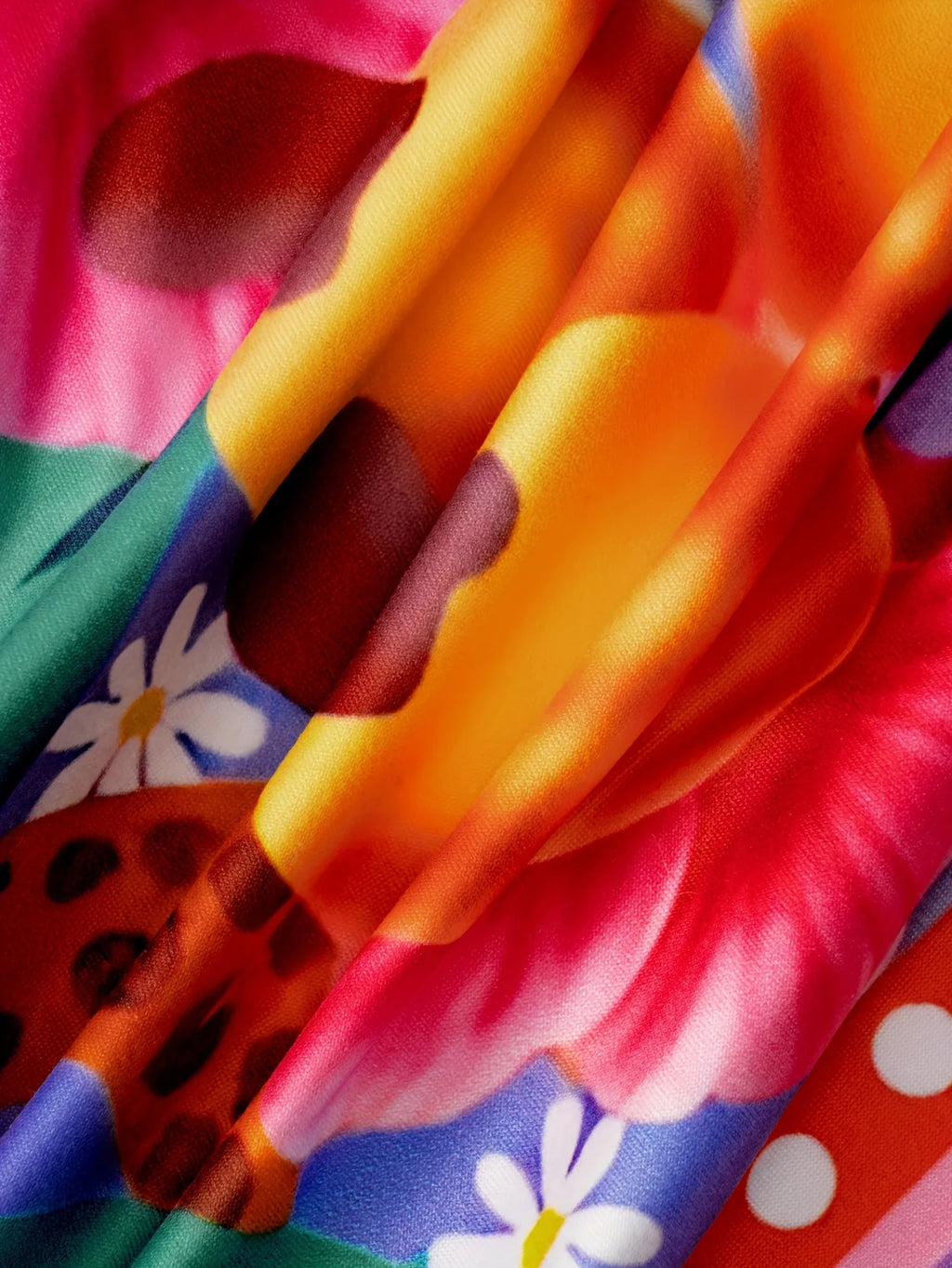 Tropical Floral Palm Leaf Print Sleeveless Summer Dress for Women Boho