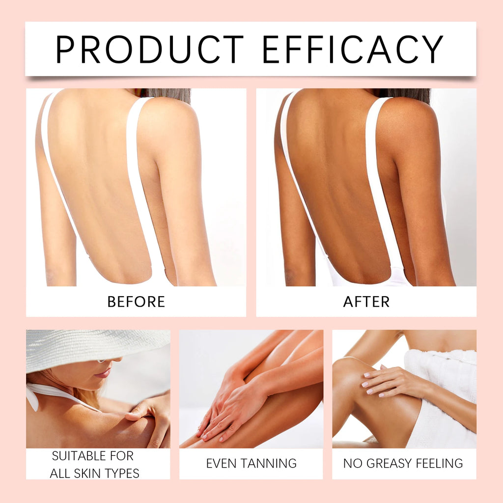 Body Tanning Cream In Solarium Skin Bronzing Strengthen Melanin Promote Healthy Skin Tone Natural Self Tanning Lotion Moisturize