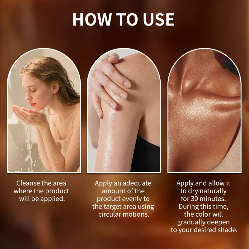 Sunless Tanning Oil Spray: Quickly Creates A Bronzed Look, Evens Out Skin Tone, Brightens Complexion. Suitable For Face And Body