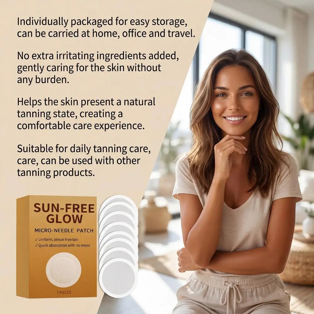 Black Skin Care Sunless Patches Natural Tanning Effect Safe Non-irritating Achieving Both Tanning and Skincare for All Skin Type