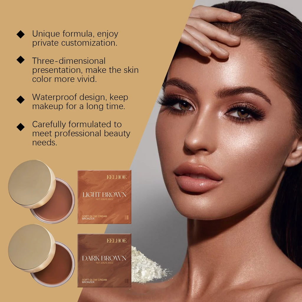 Brown Tanning Cream Sunless Self Tanning Body Bronzer Summer Beach Outdoor Natural Tanning Moisturizing Treatment Black Cream