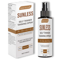Body Tanning Spray - Enhances a Tan Complexion, Alcohol-Free Formula, Contains Vitamin E, Suitable for All Skin Types, Natural Sunless Tanning, Unisex