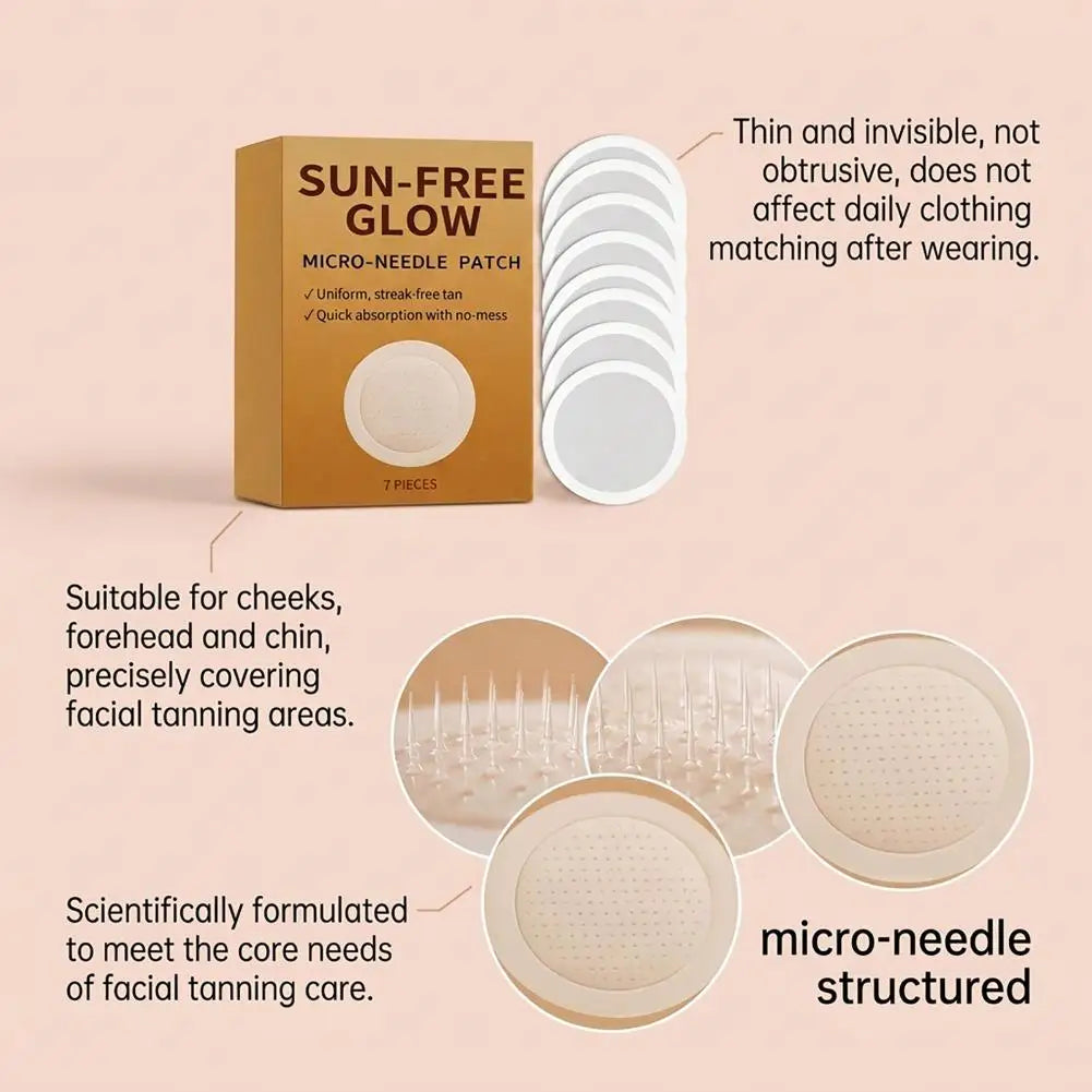 Black Skin Care Sunless Patches Natural Tanning Effect Safe Non-irritating Achieving Both Tanning and Skincare for All Skin Type