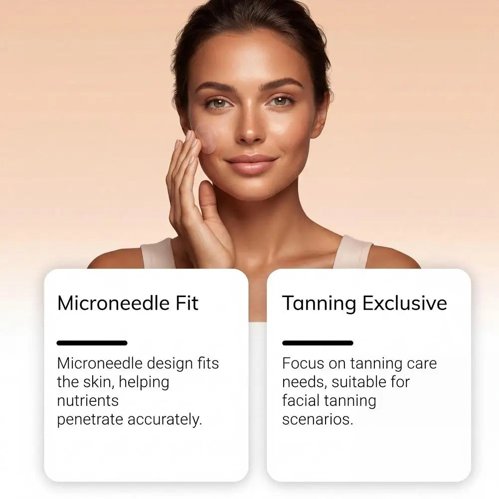 Black Skin Care Sunless Patches Natural Tanning Effect Safe Non-irritating Achieving Both Tanning and Skincare for All Skin Type