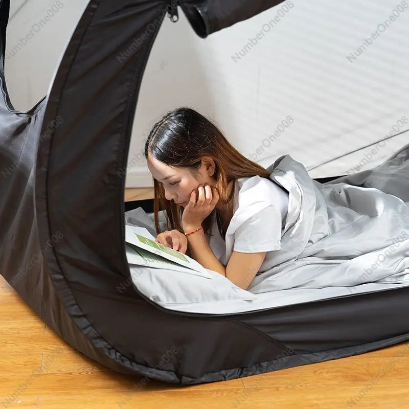 Camping folding tent free of installation integrated student dormitory blackout curtain outdoor mosquito net