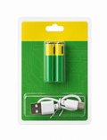 USB Rechargeable Battery Charger Kit